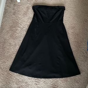 Black Strapless Dress